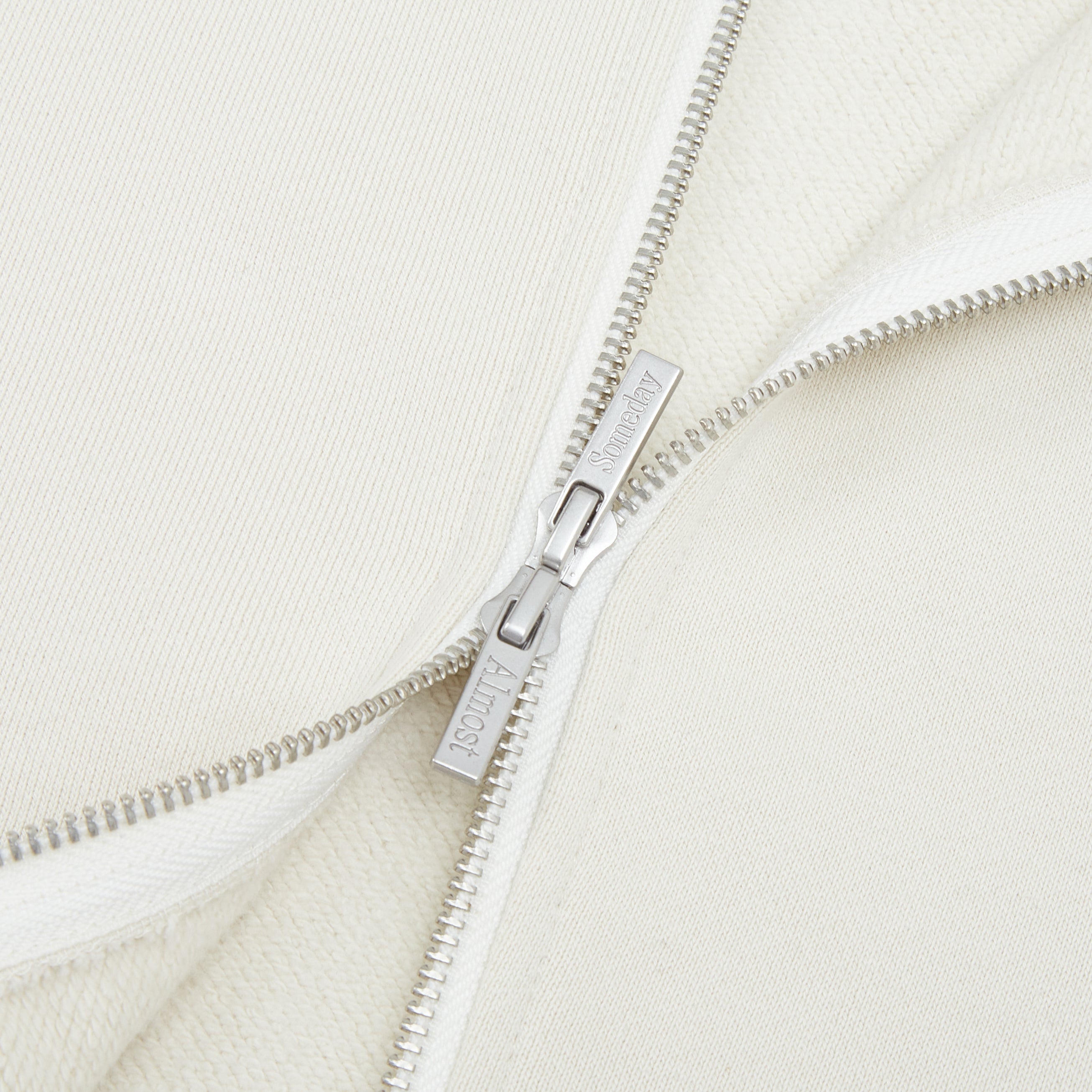 Pleasure ZipUp Hoodie (Cream)