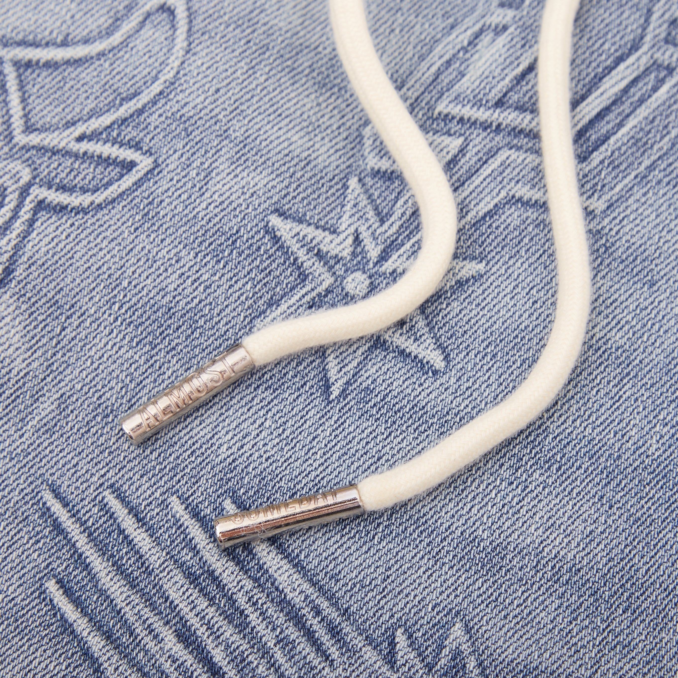 NBA Conference Jorts (Washed Blue)