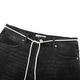 NBA Conference Jorts (Washed Black)