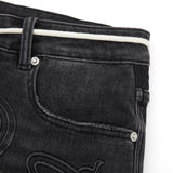 NBA Conference Jorts (Washed Black)