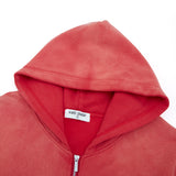 Runway ZipUp Hoodie Sun Fade Wash (Red)