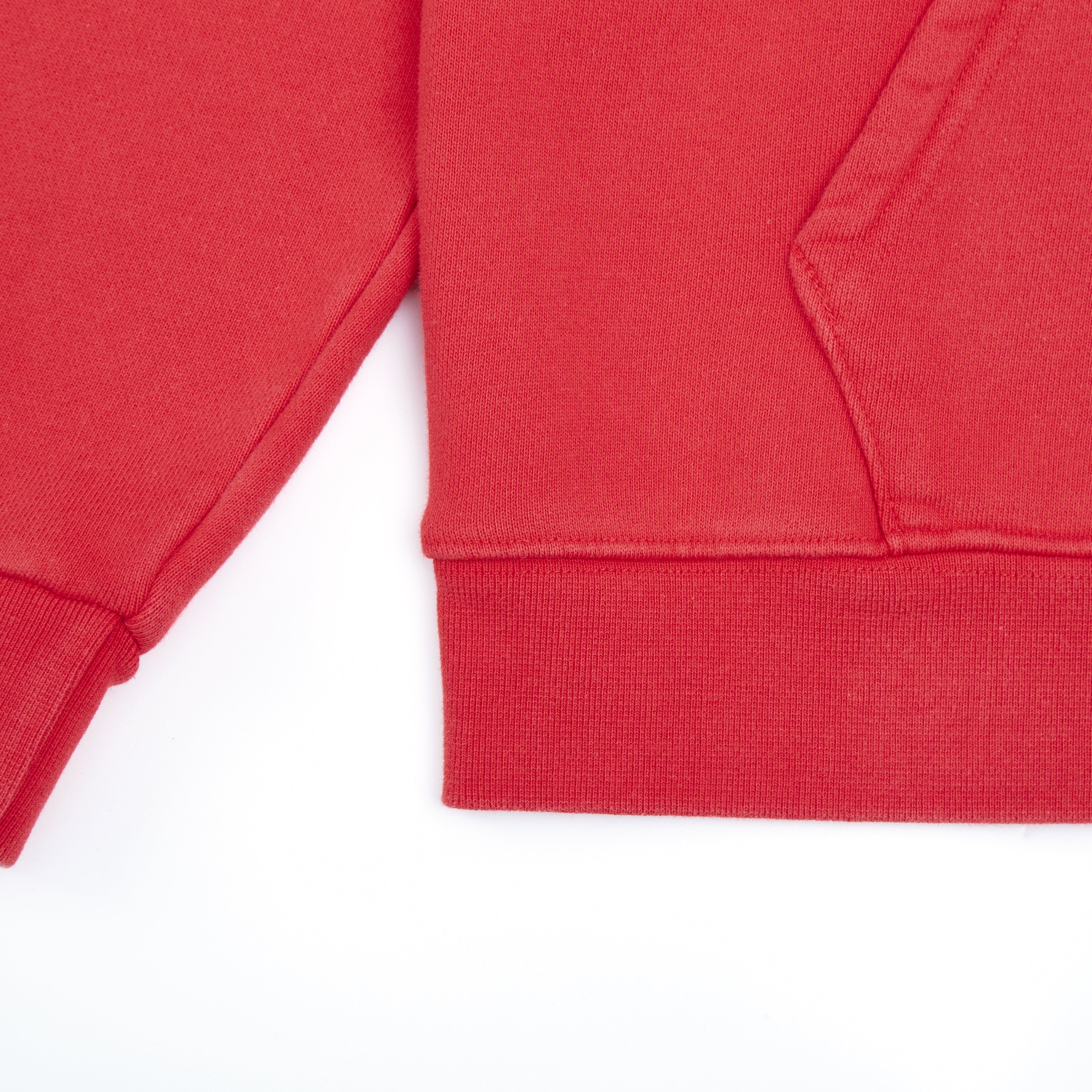 Runway ZipUp Hoodie Sun Fade Wash (Red)
