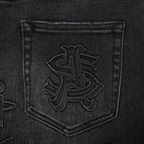 NBA Conference Jorts (Washed Black)