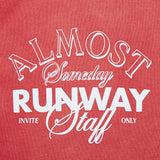 Runway ZipUp Hoodie Sun Fade Wash (Red)