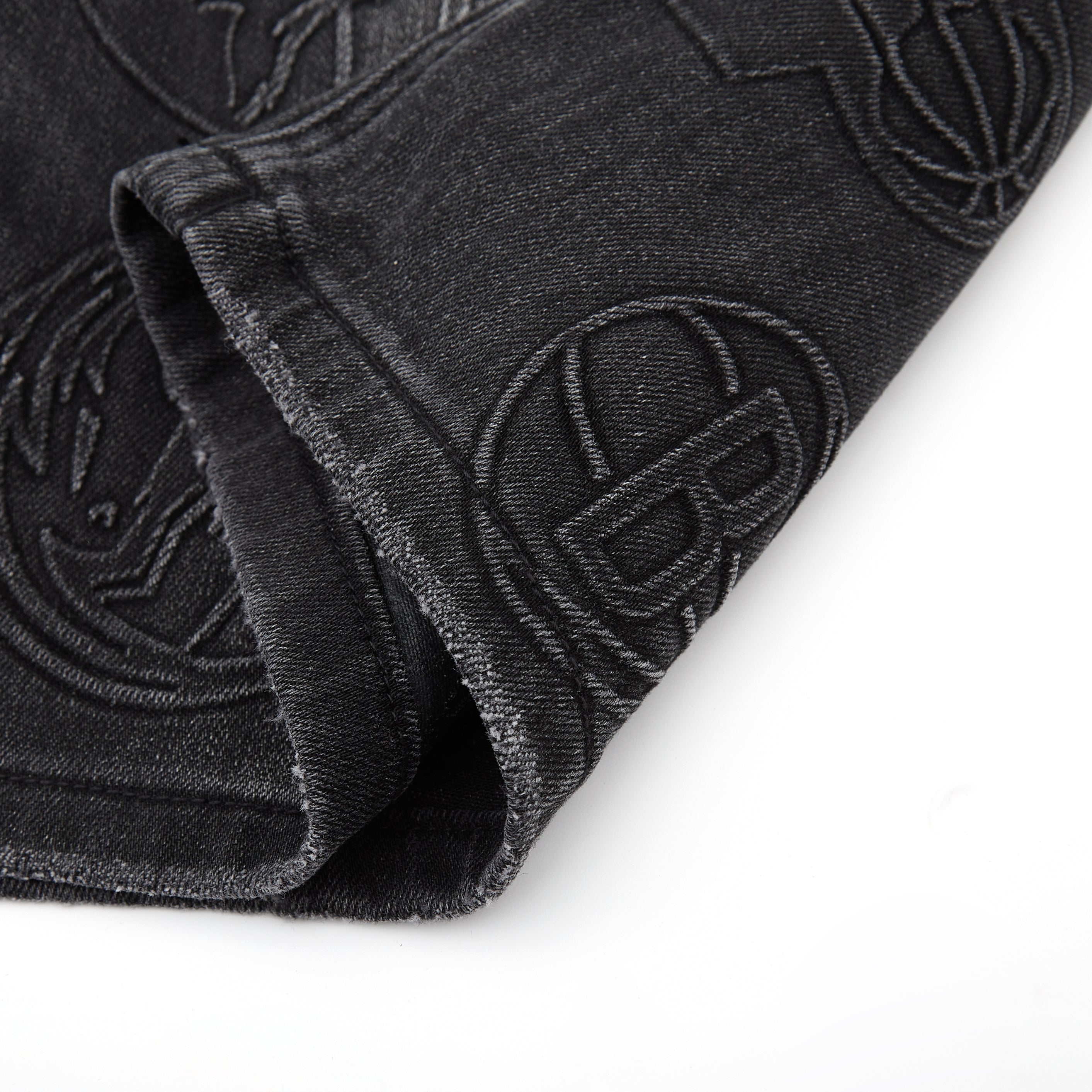 NBA Conference Jorts (Washed Black)