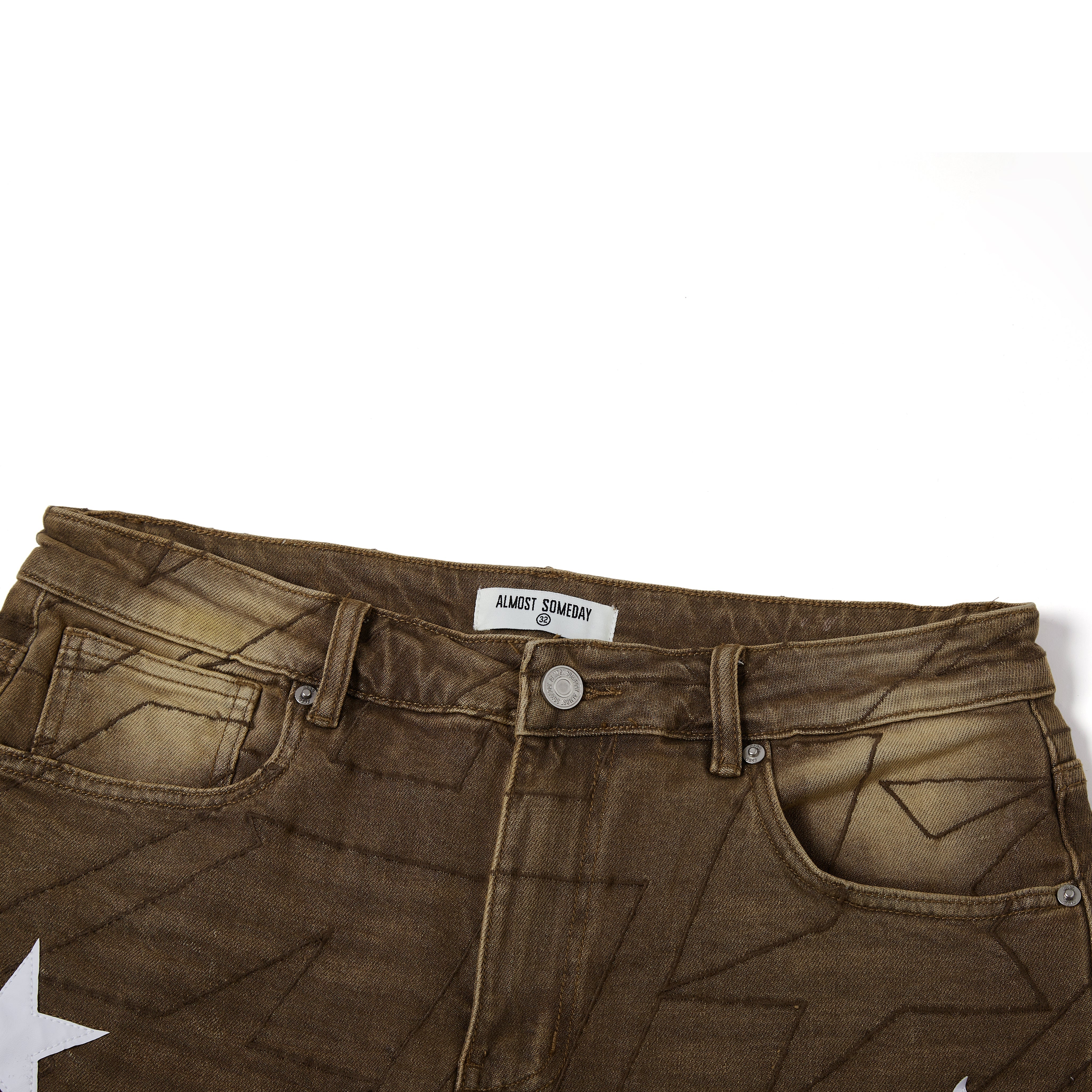 All-Star Denim Jorts (Washed Brown)