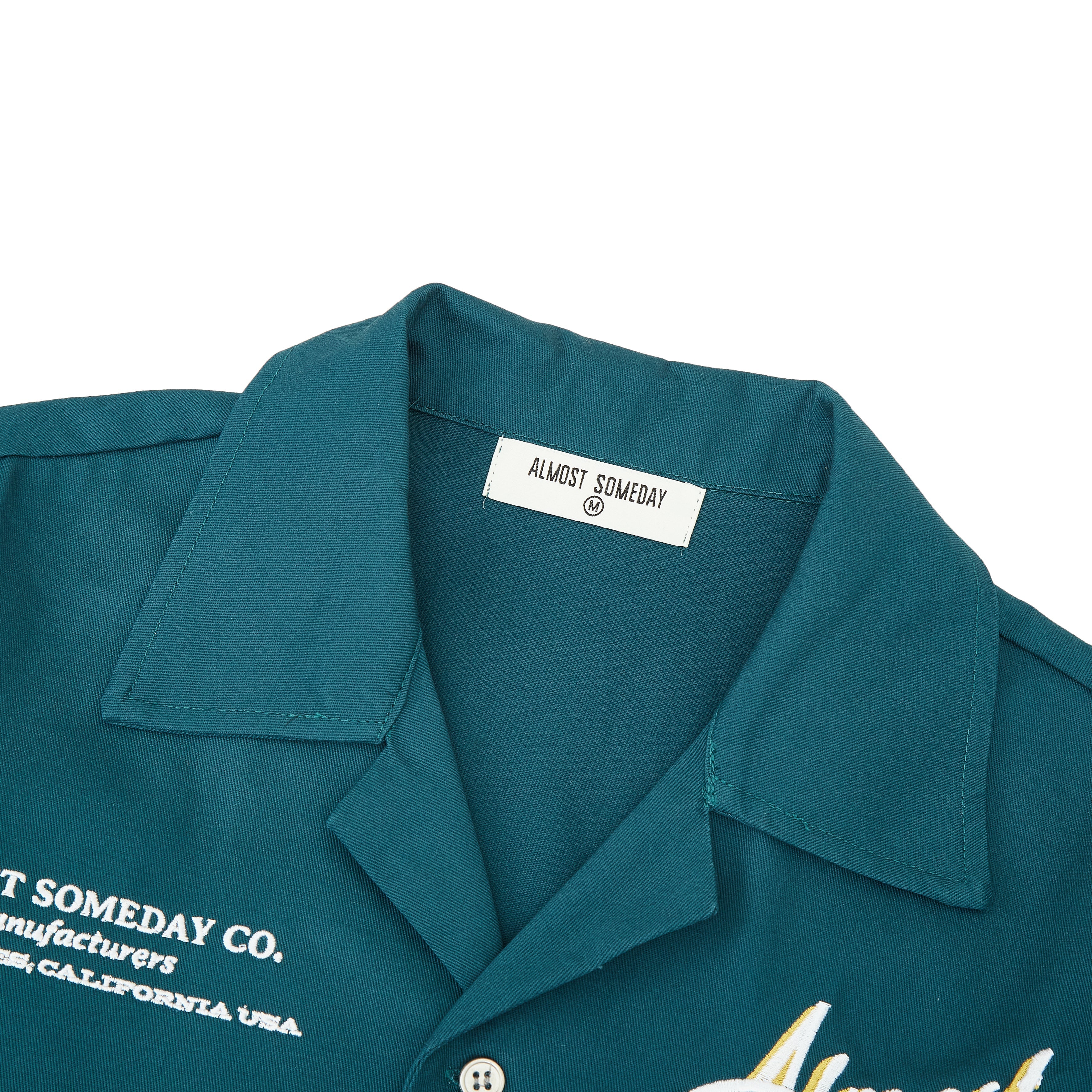 Storefront Camp Collar Shirt (Forest Green)