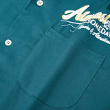Storefront Camp Collar Shirt (Forest Green)