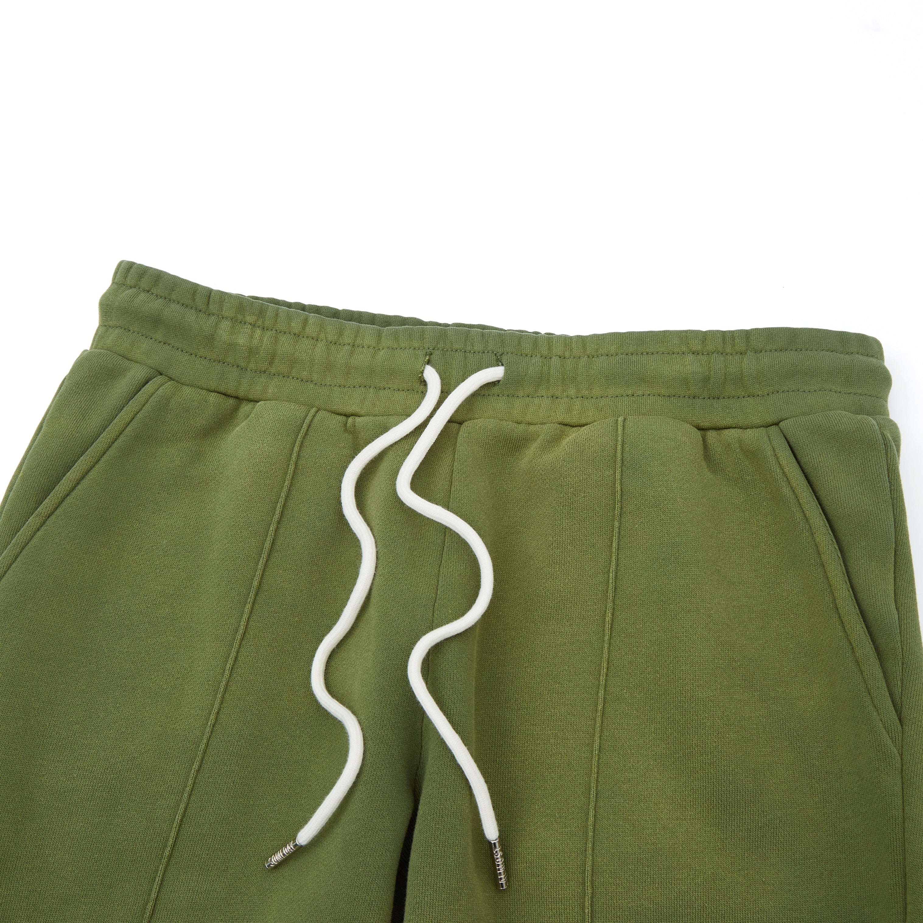 Motto Pleated Sweatpants (Sun Fade Olive)