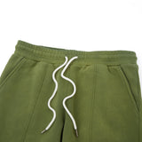 Motto Pleated Sweatpants (Sun Fade Olive)