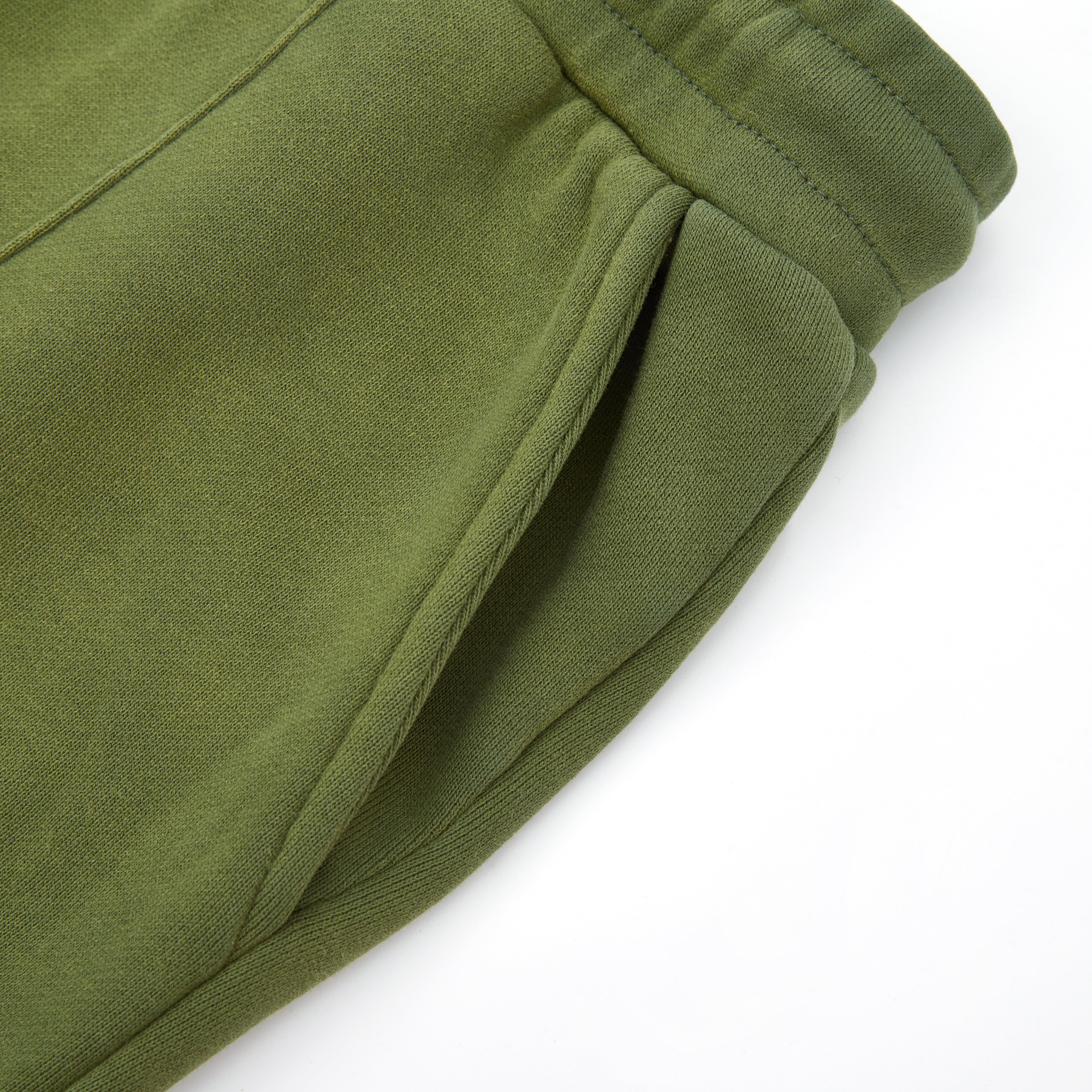 Motto Pleated Sweatpants (Sun Fade Olive)