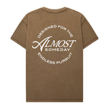 Motto Tee (Sun Fade Brown)