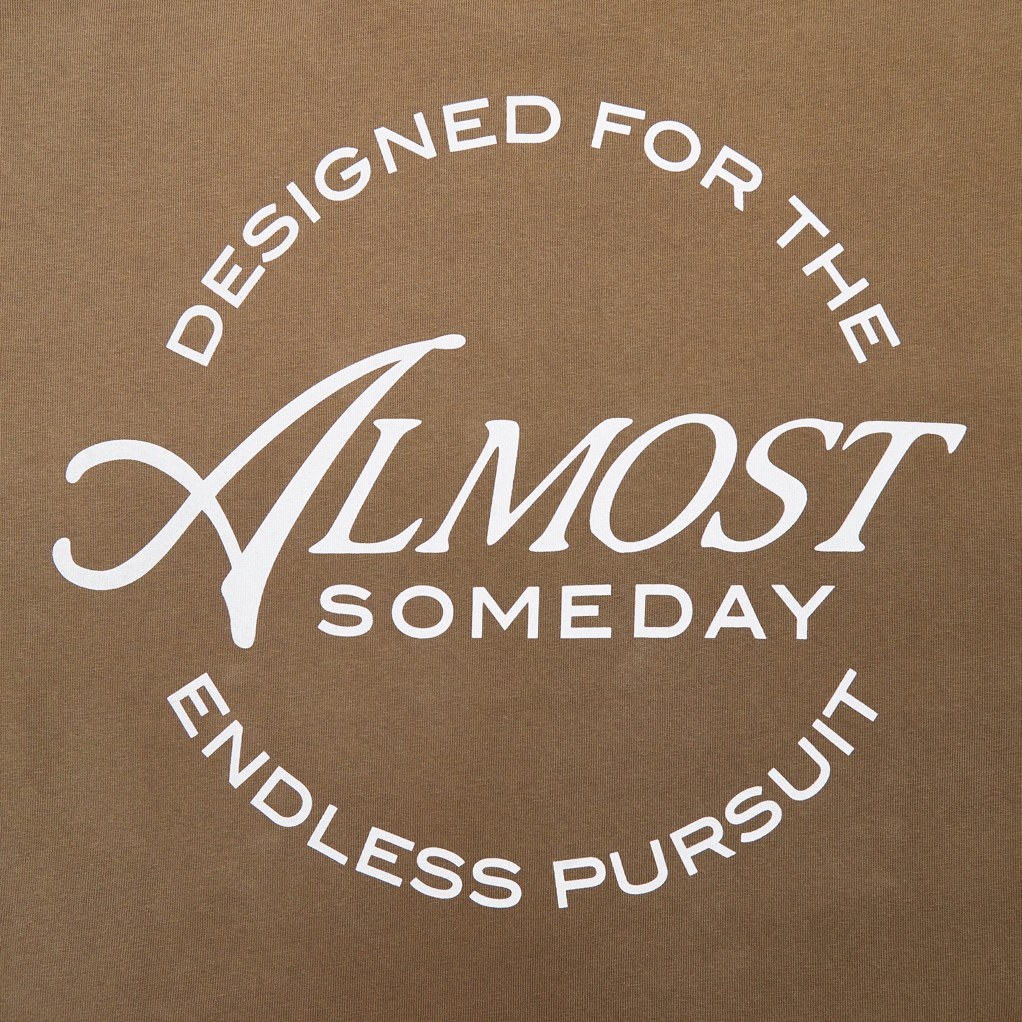 Motto Tee (Sun Fade Brown)