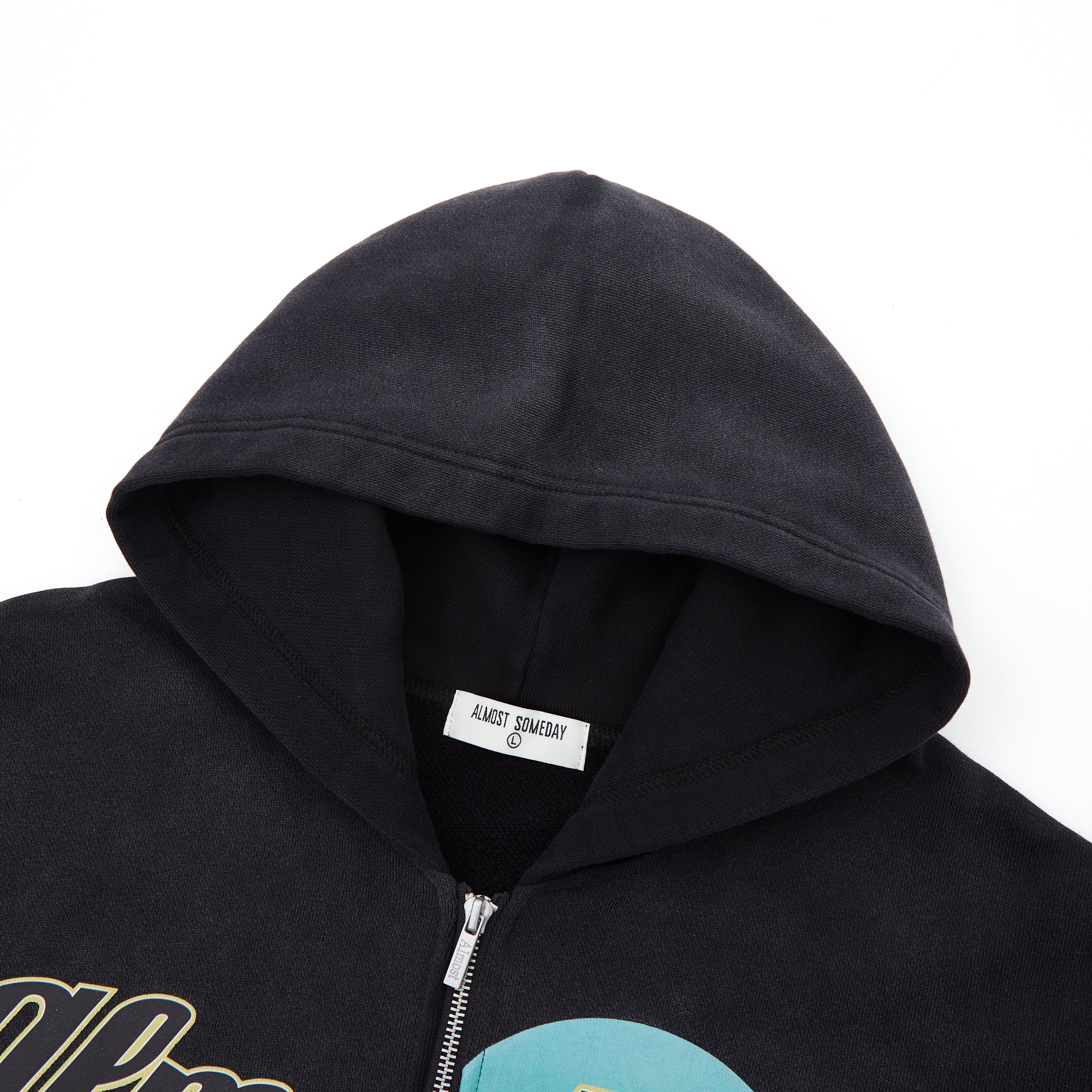 Midnight ZipUp Hoodie (Sun Fade Black)