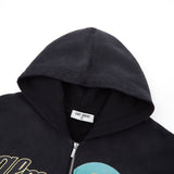 Midnight ZipUp Hoodie (Sun Fade Black)