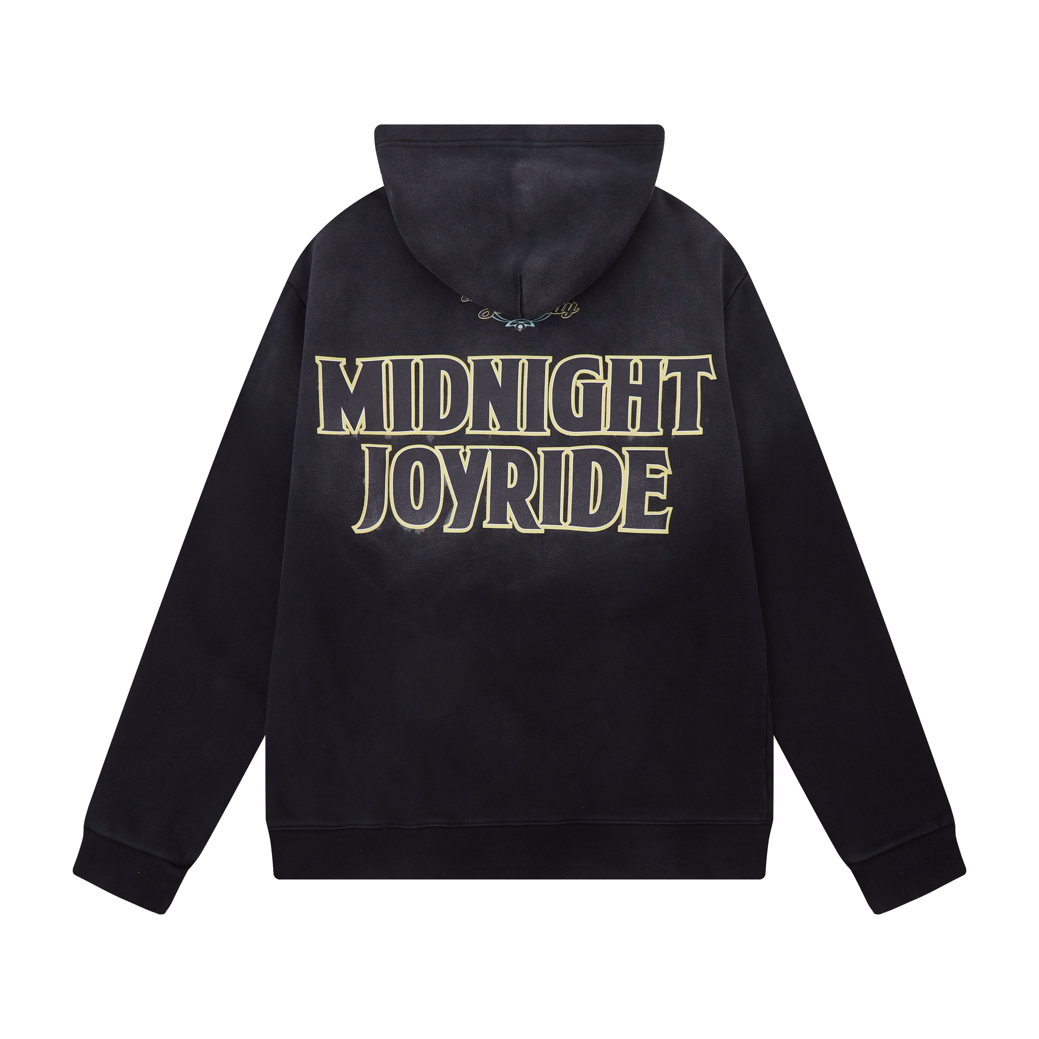 Midnight ZipUp Hoodie (Sun Fade Black)