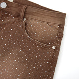 Cosmo Denim Jorts - Light Brown
