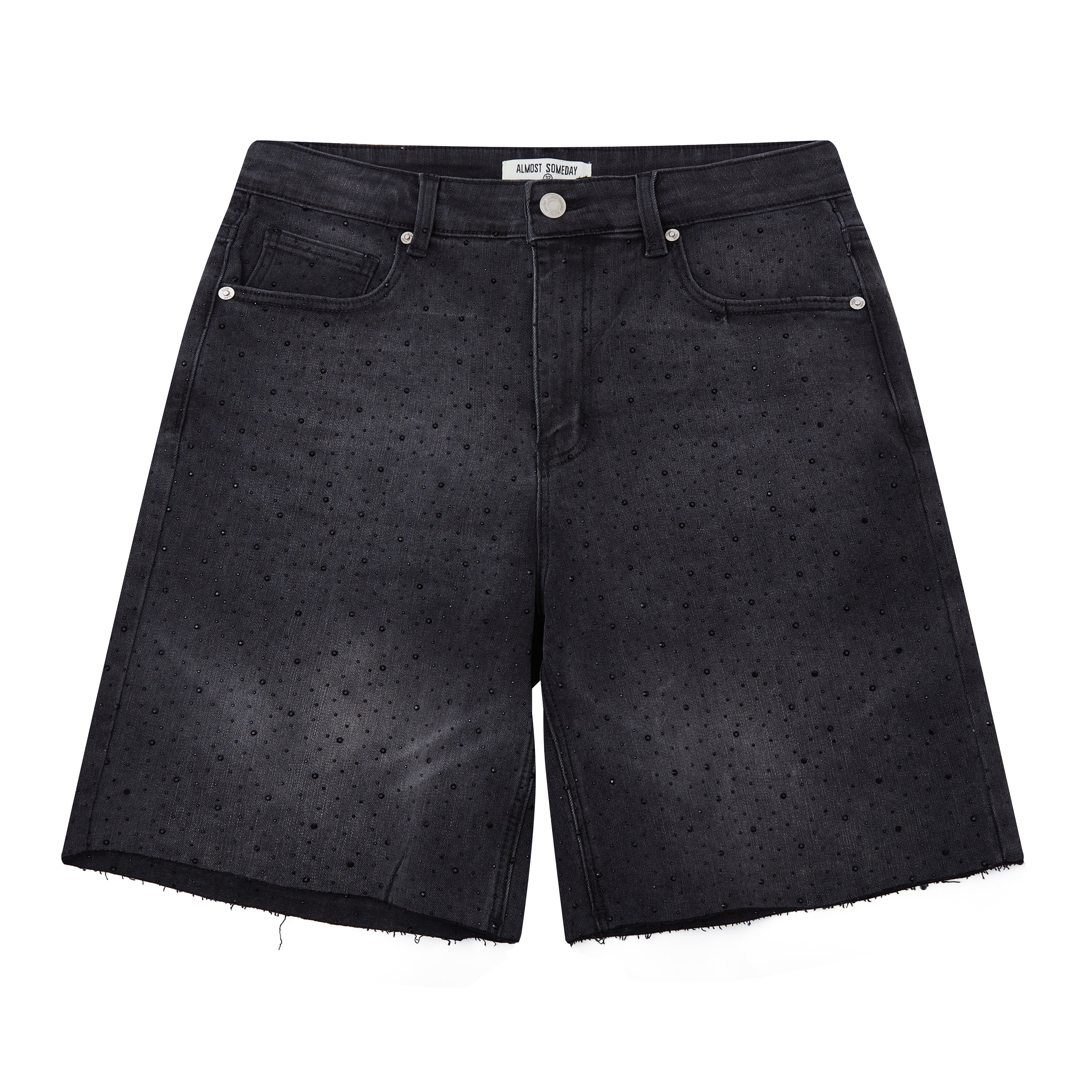 Cosmo Denim Jorts - Washed Black