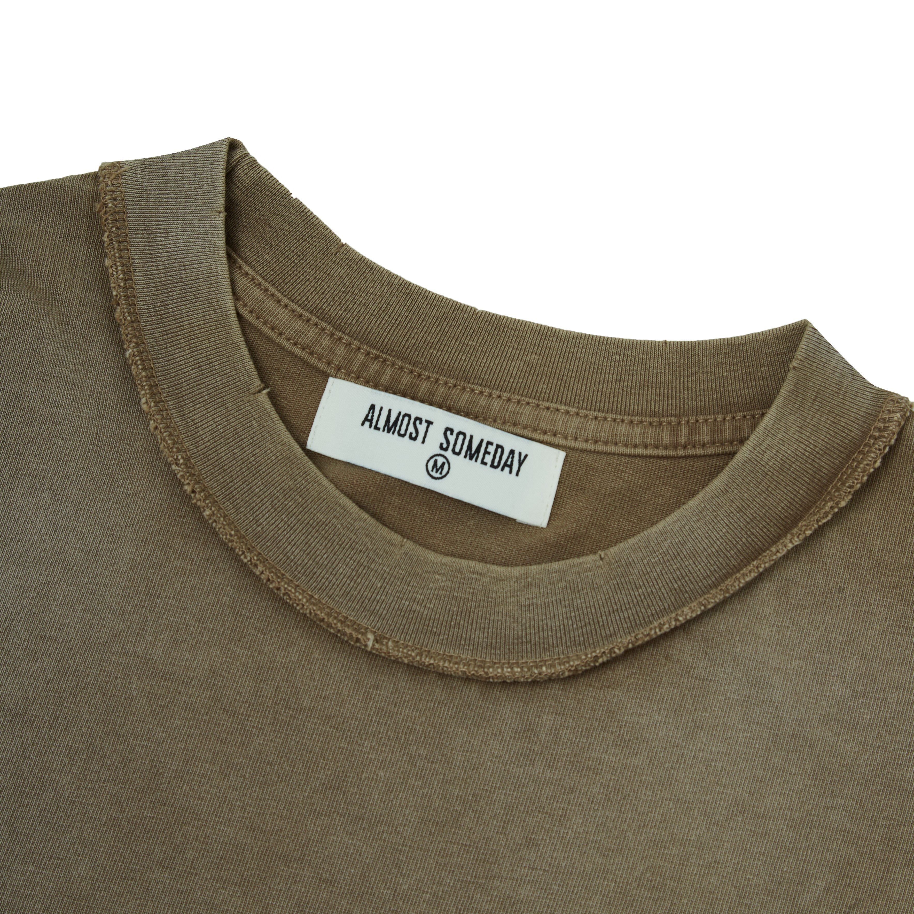 Label Tee (Brown)