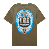 Label Tee (Brown)