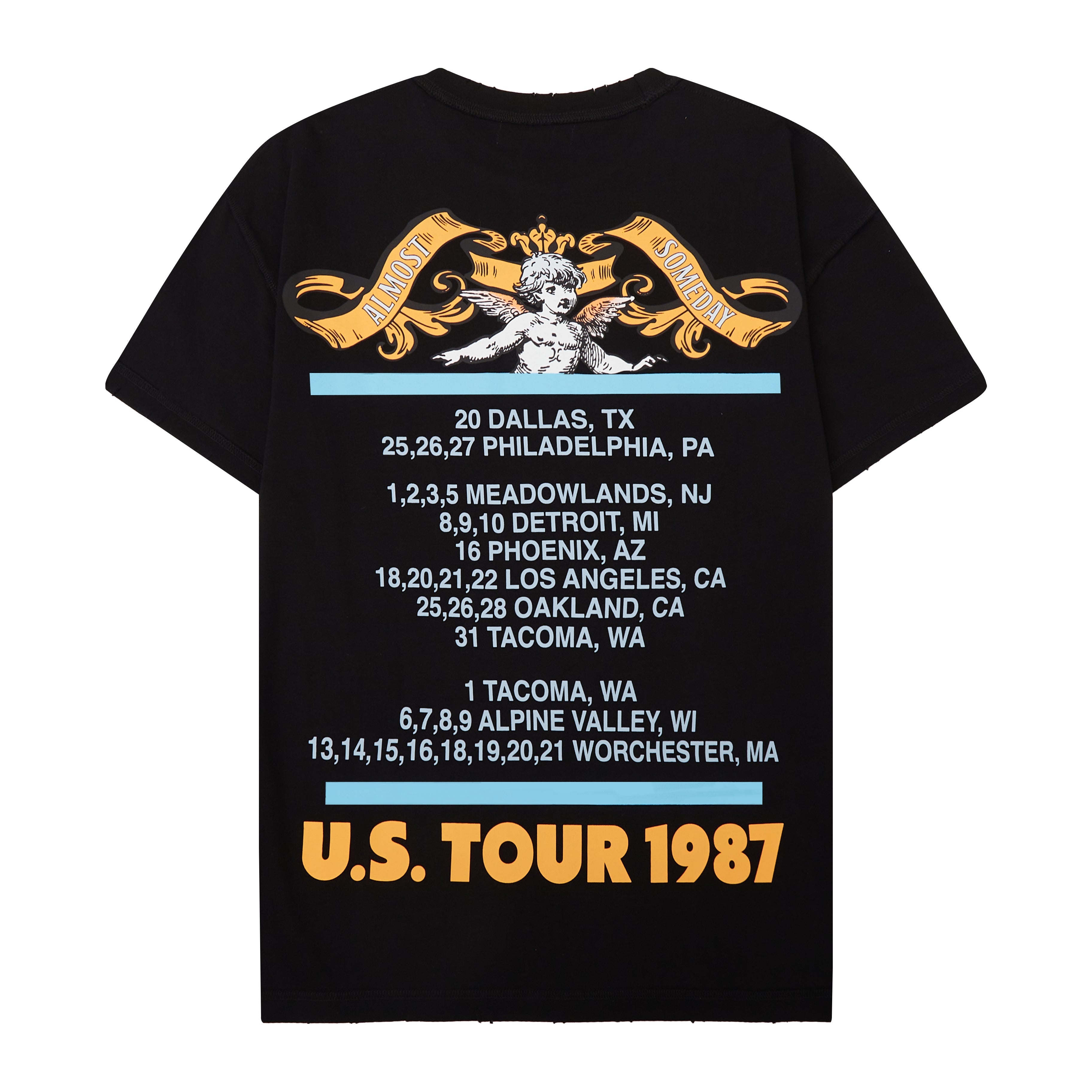 Tour Tee (Washed Black)