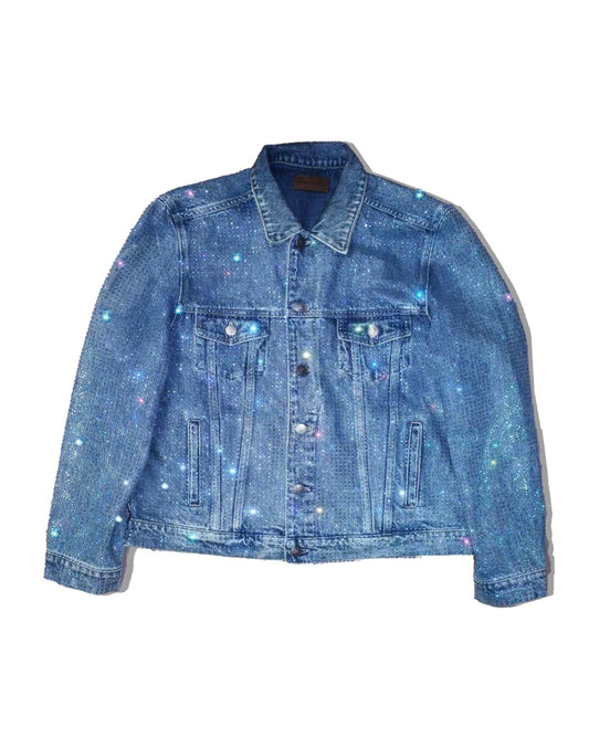 20k Diamond Vine Denim Jacket in BLU