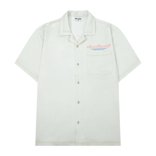 Lux Button Up Shirt (Cream)