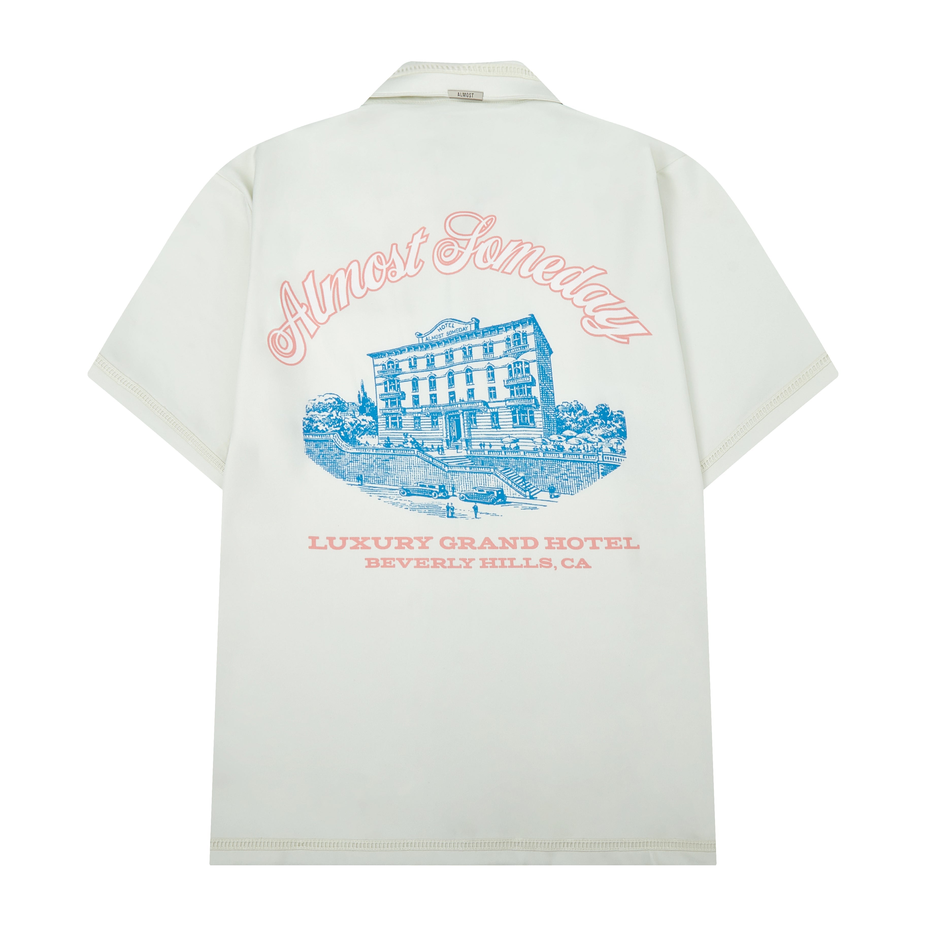 Lux Button Up Shirt (Cream)