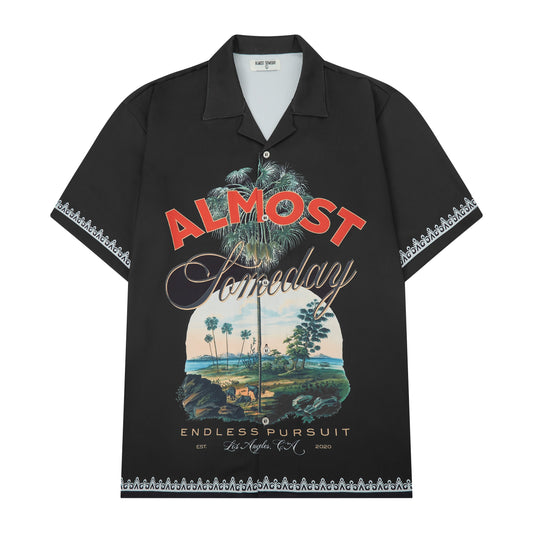 Daydream Button Up Shirt (Black)