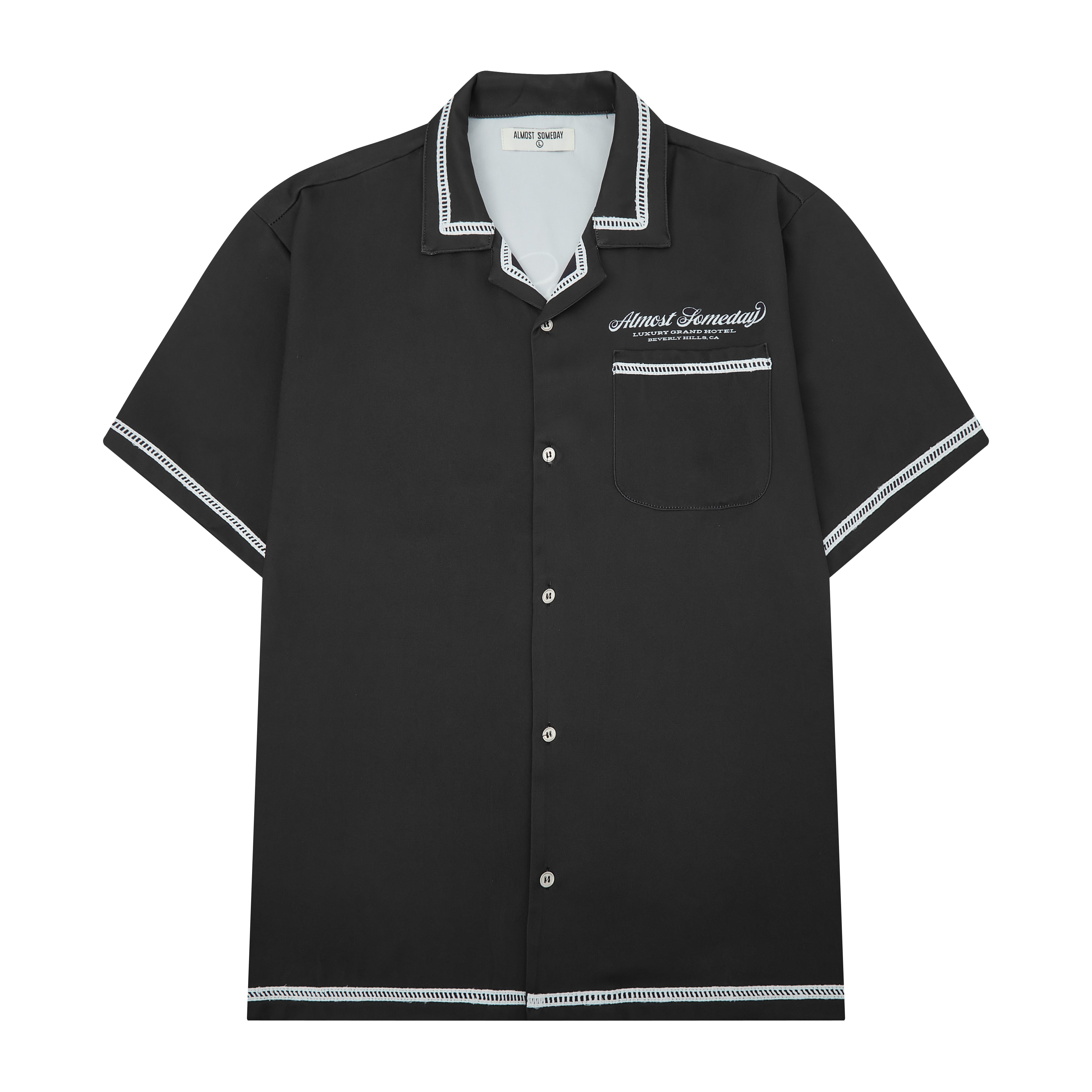 Lux Button Up Shirt (Black)