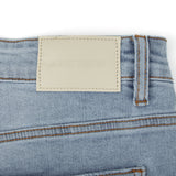 Patchwork Denim Jorts (Washed Blue)