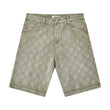 Gemstone Denim Jorts - Olive