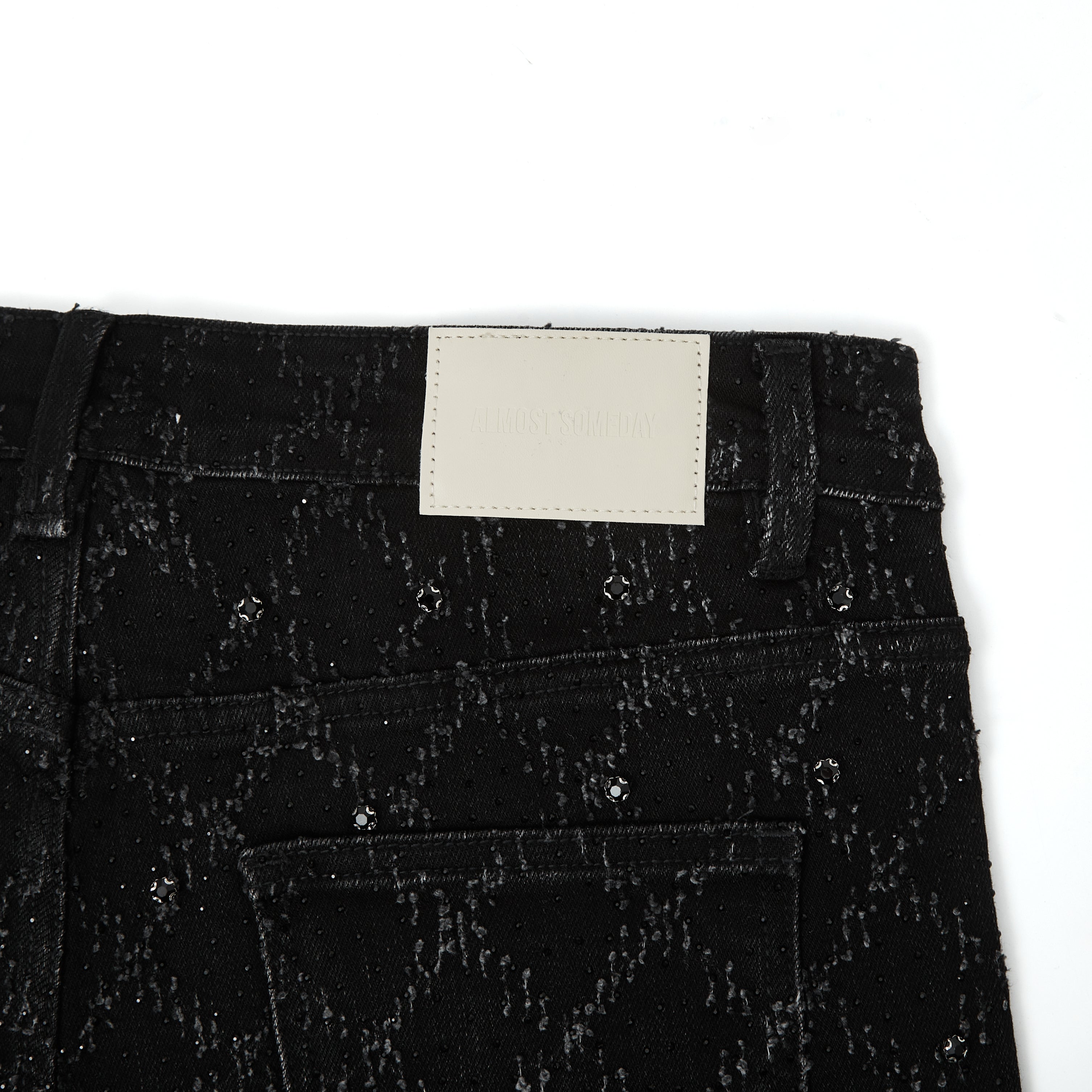 Gemstone Denim Jorts - Washed Black