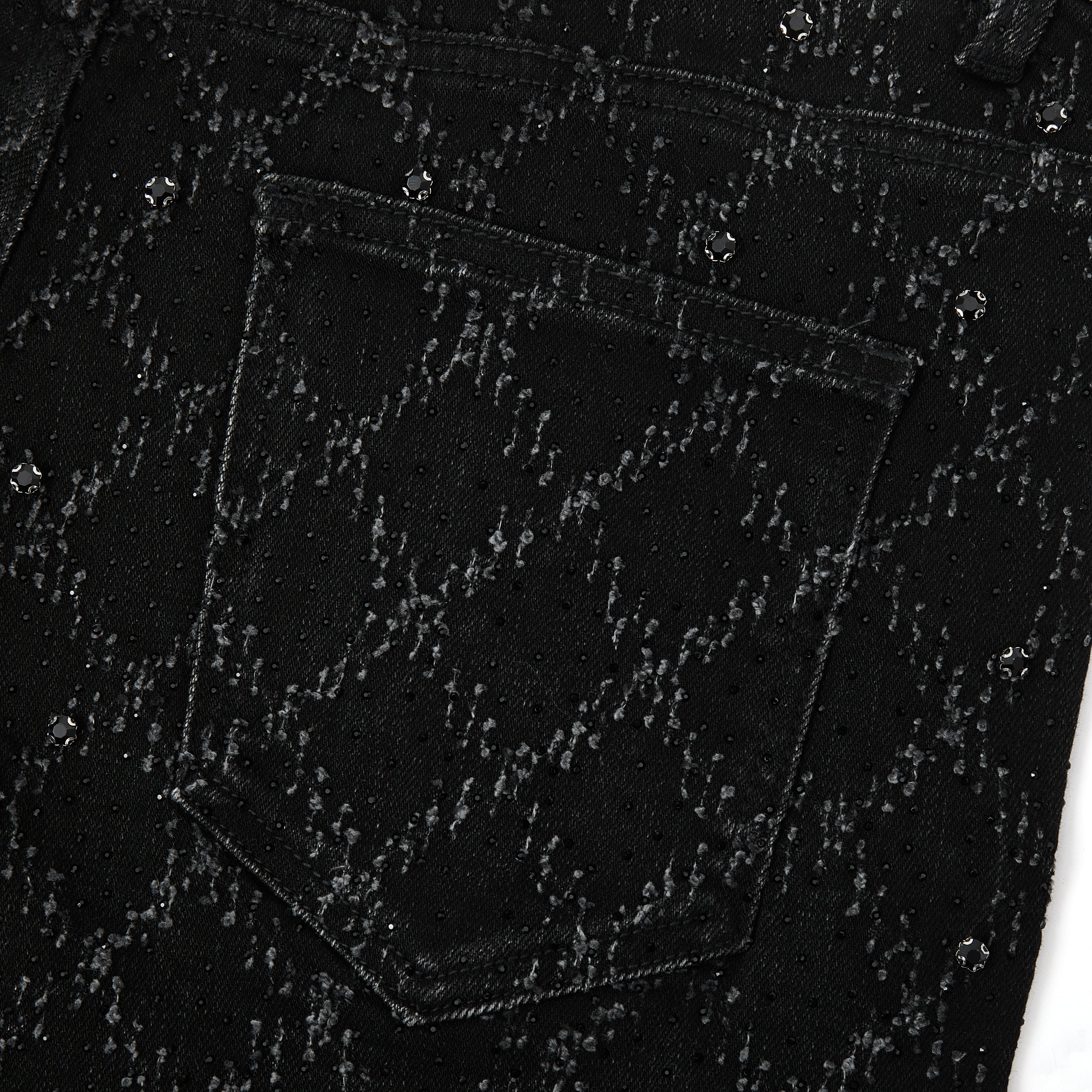 Gemstone Denim Jorts - Washed Black