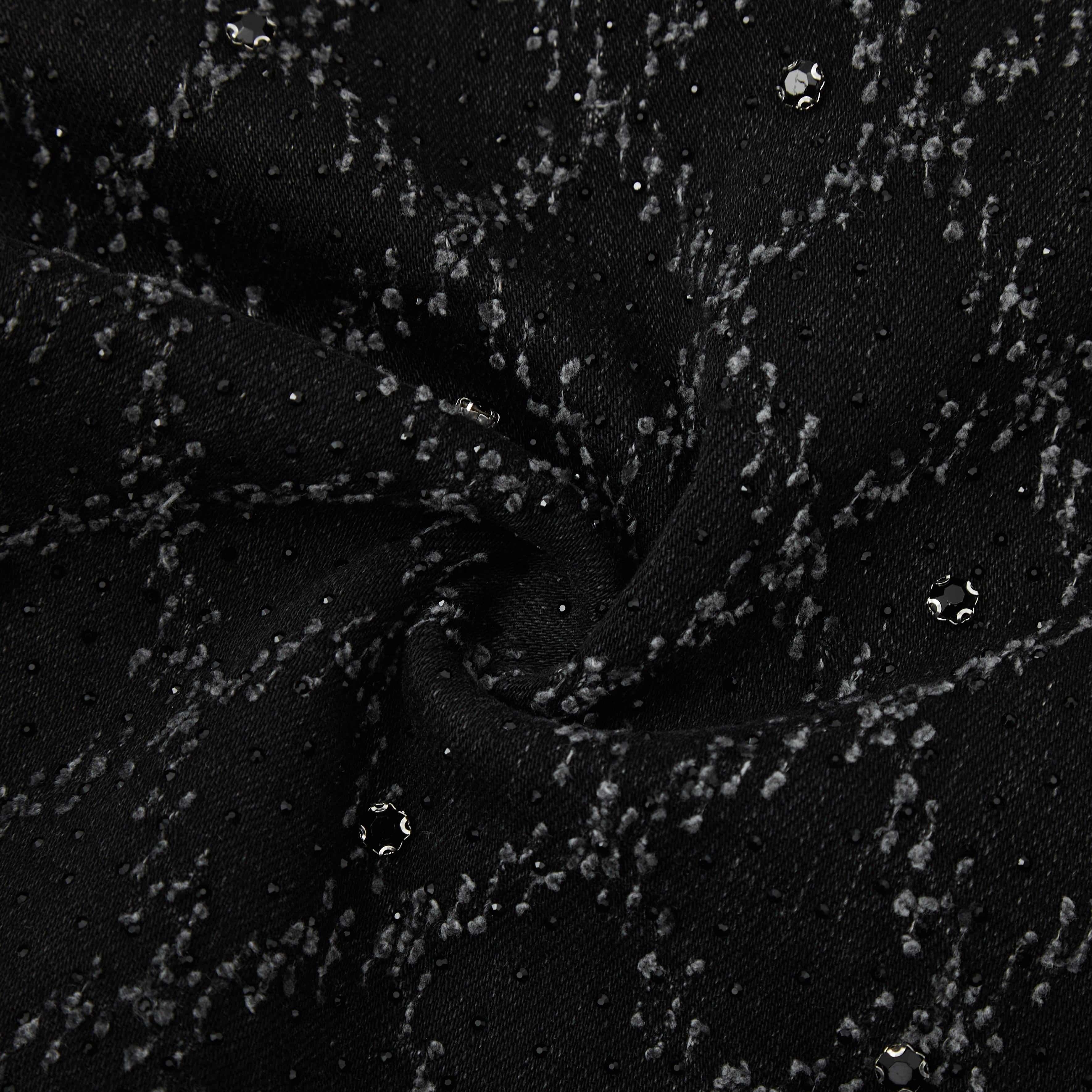 Gemstone Denim Jorts - Washed Black