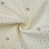 Gemstone Denim Jorts - White