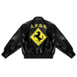 DONCARE (AFGK) "Racing Ferrari Leather Jacket" - Black
