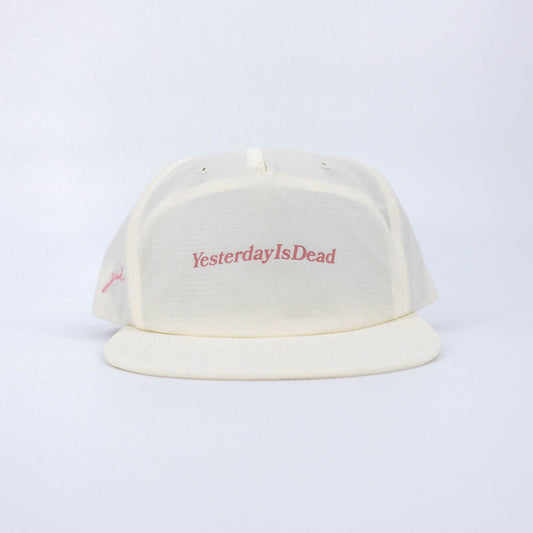 NYLON TECH CAP OFF-WHITE/PINK