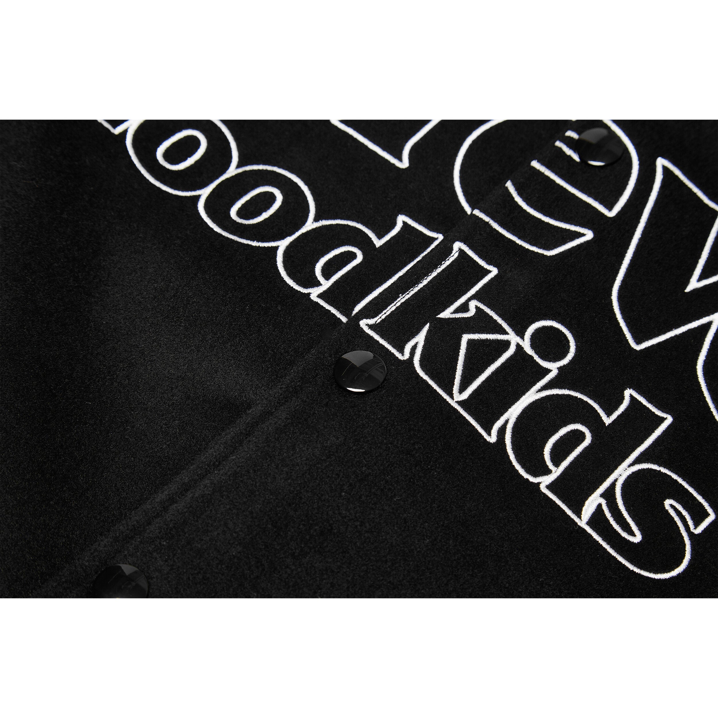 DONCARE (AFGK) "Peace Angel Varsity Jacket" - Black