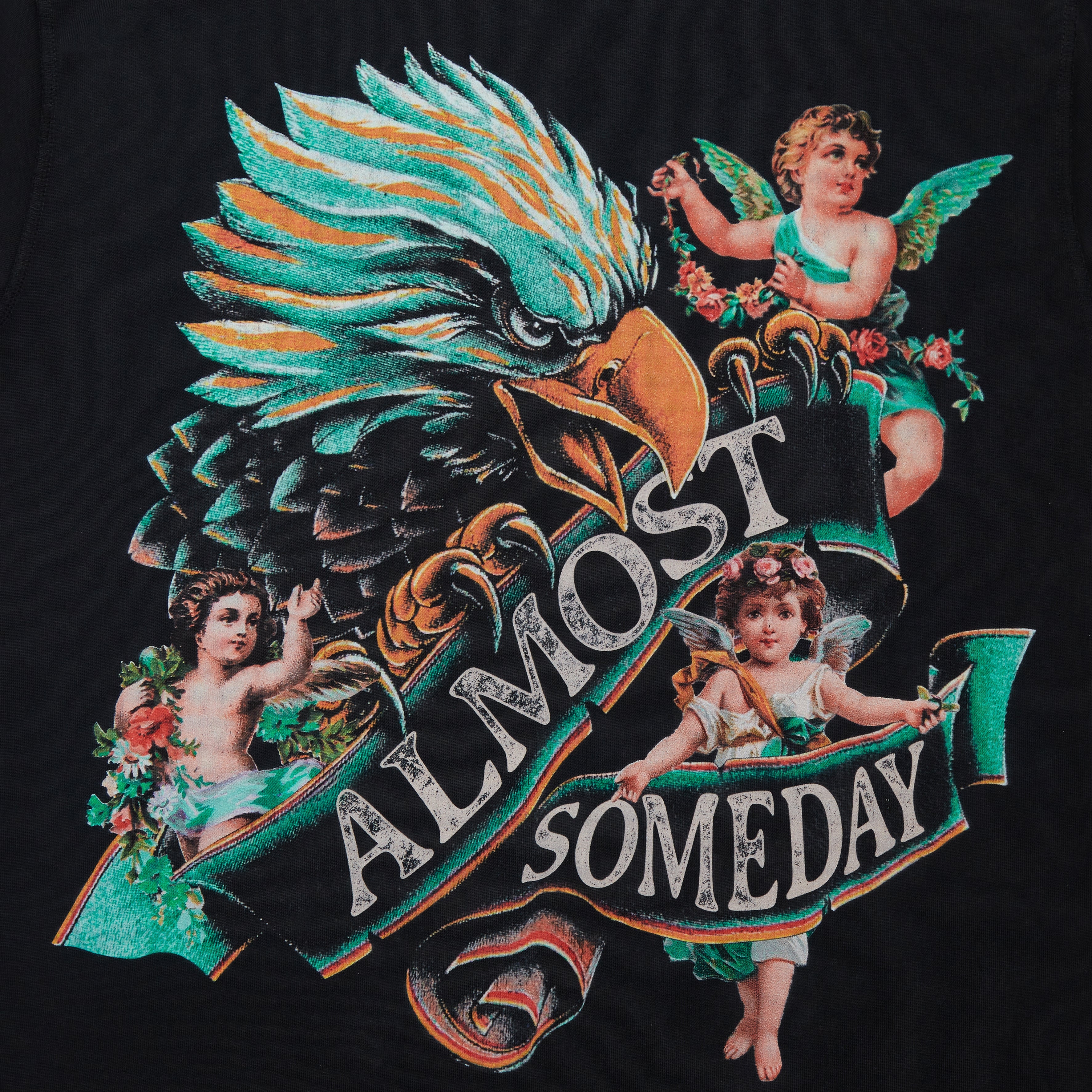 Banner Tee - Vintage Wash (Black)