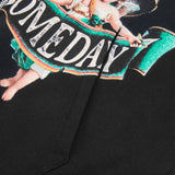 Banner Zip-Up Hoodie - Vintage Wash (Black)