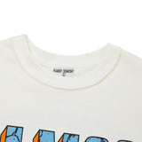 Label Tee - Cream