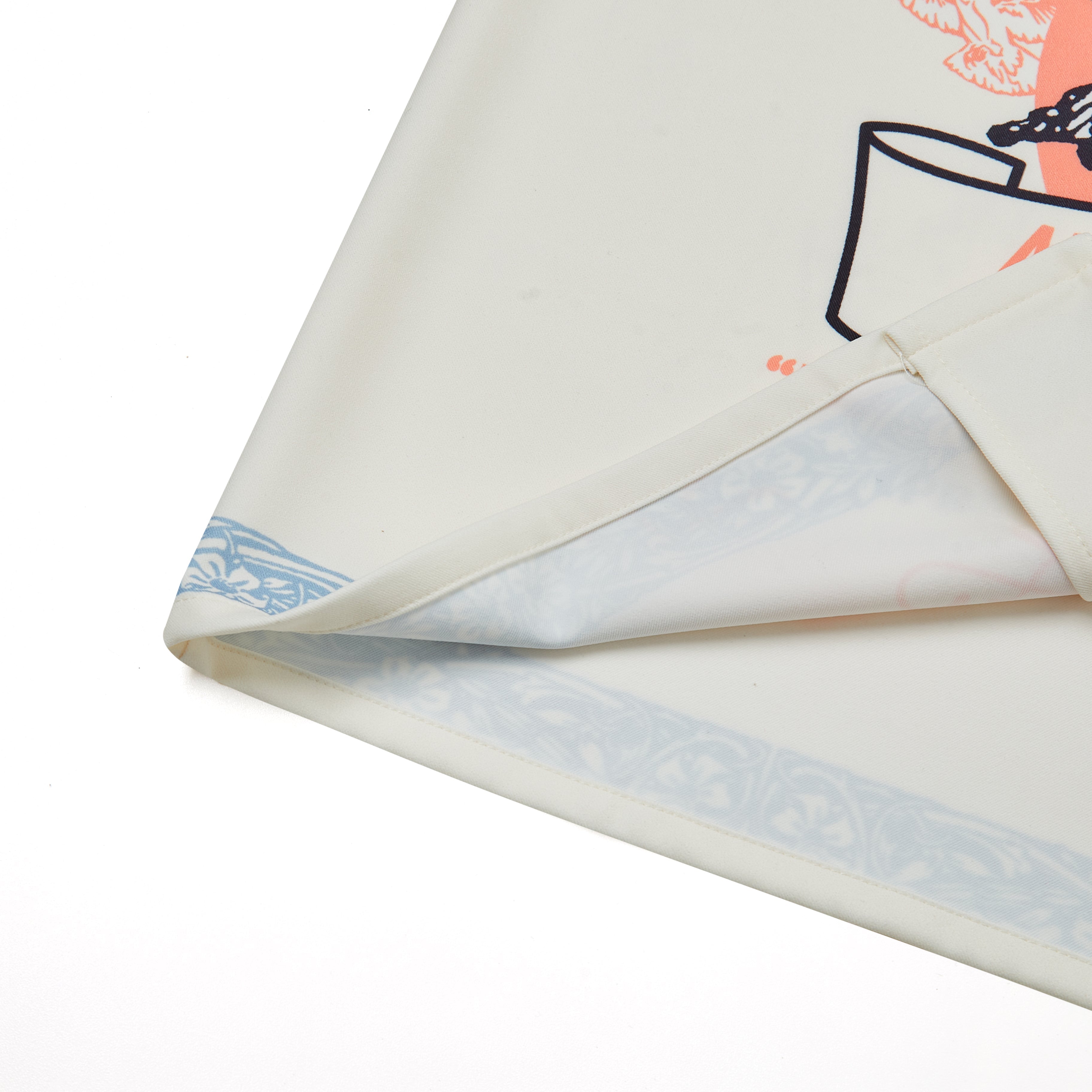 Burlap Button Up Shirt (Cream)