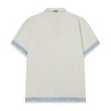 Burlap Button Up Shirt (Cream)