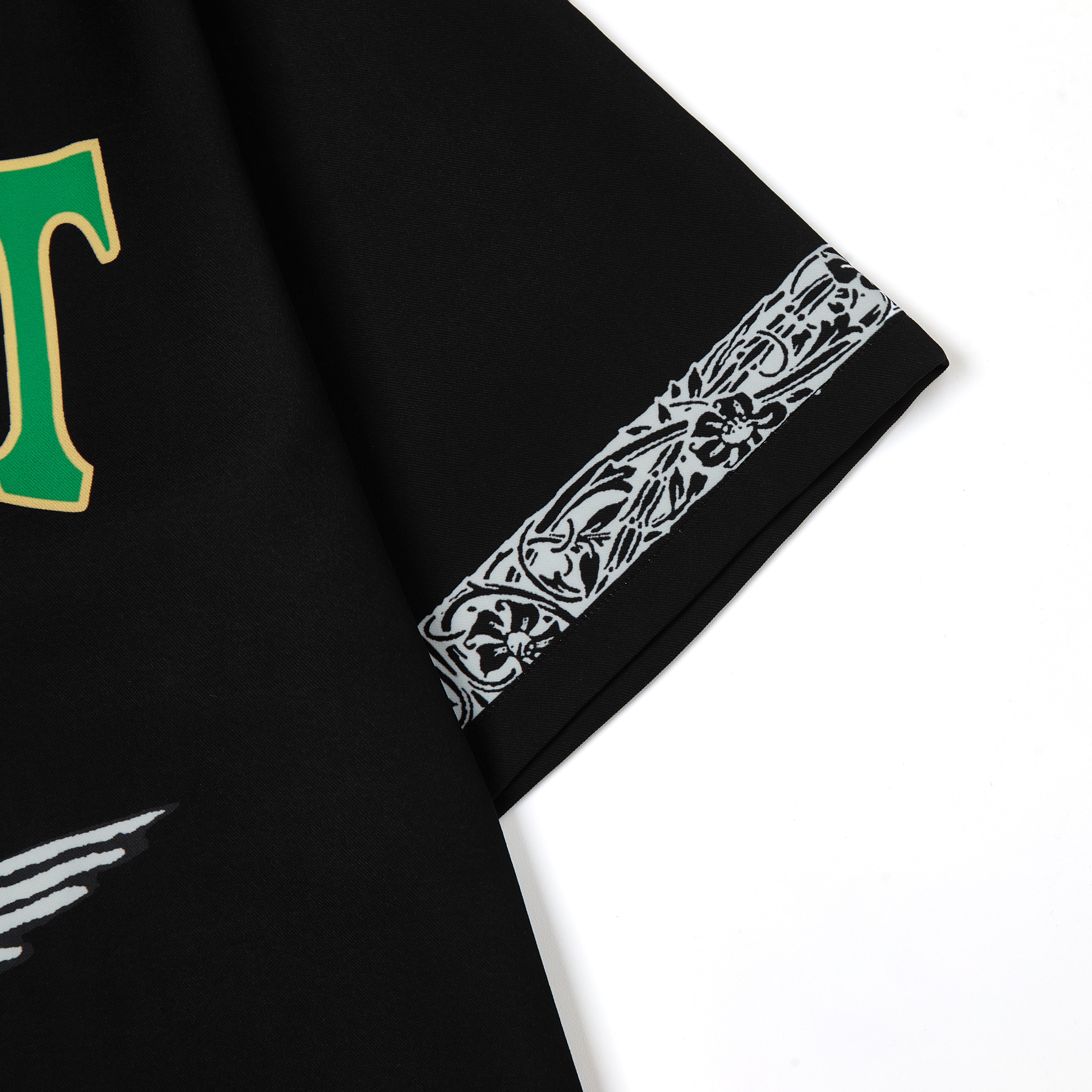 Burlap Button Up Shirt (Black)