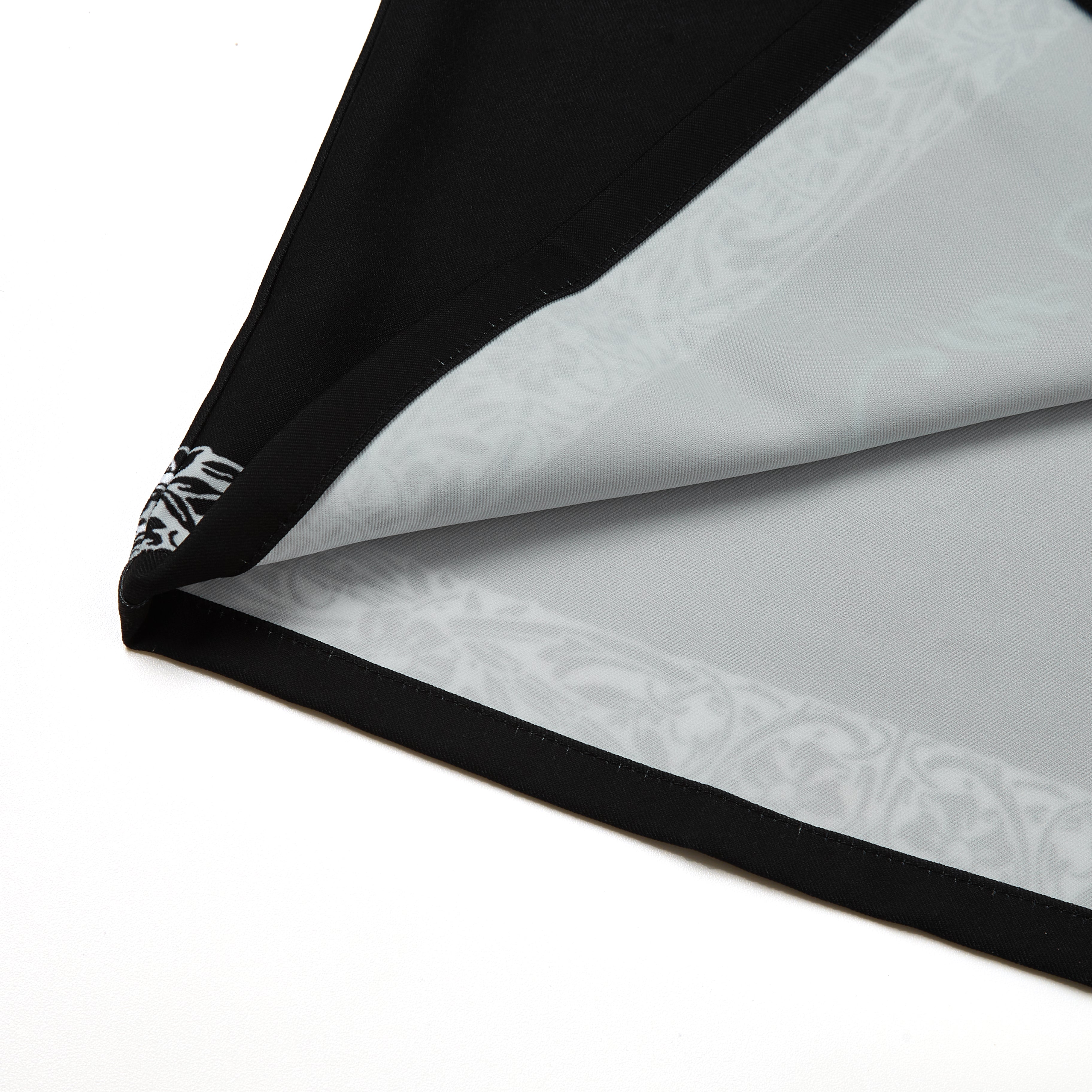 Burlap Button Up Shirt (Black)