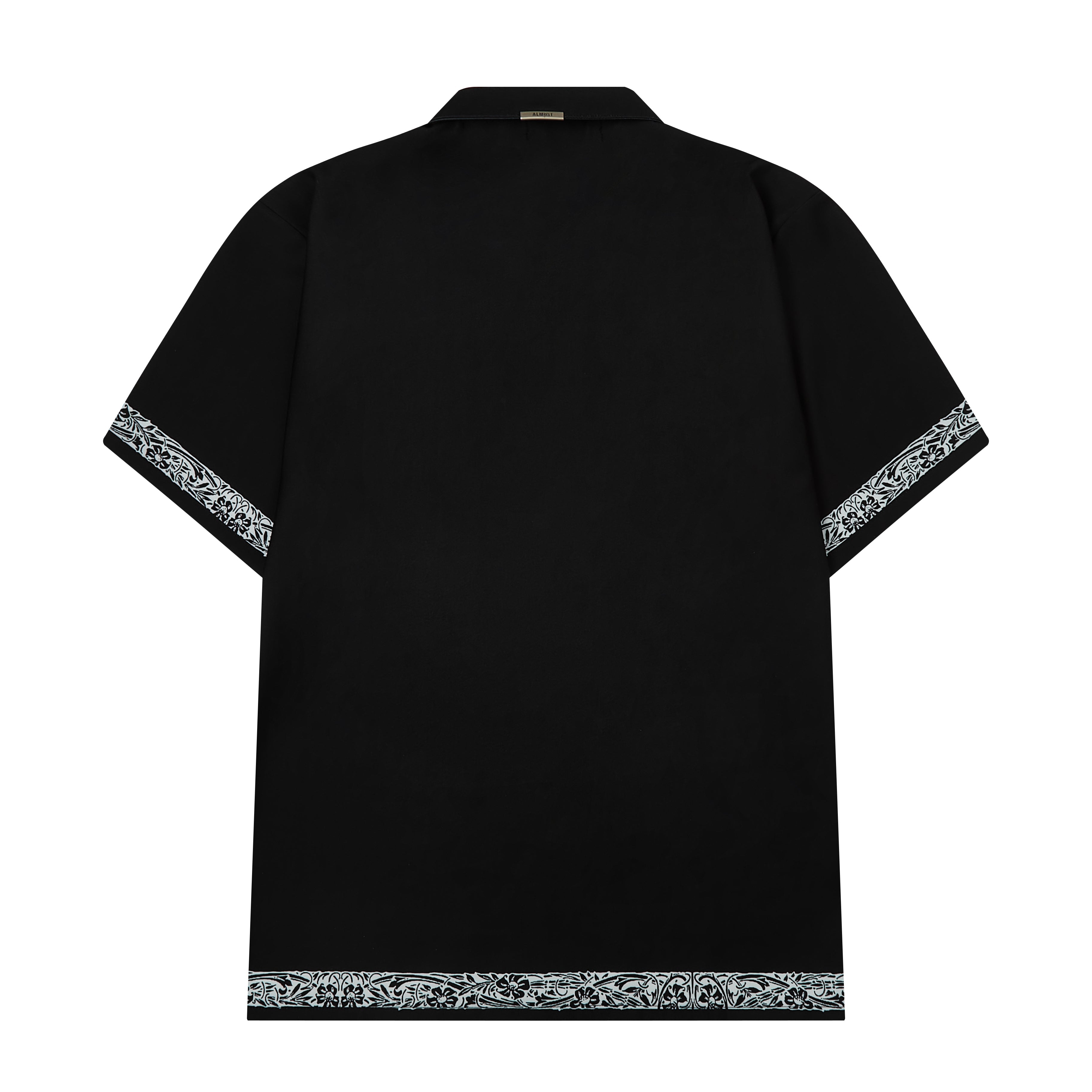 Burlap Button Up Shirt (Black)