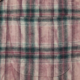 Solomon Rhinestone Flannel (Maroon)