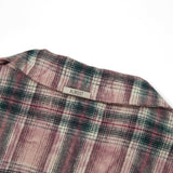 Solomon Rhinestone Flannel (Maroon)