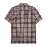 Solomon Rhinestone Flannel (Maroon)